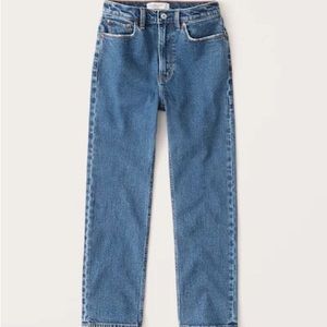 The Ankle Straight Ultra High Rise Jean